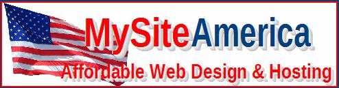 MySiteAmerica - Affordable Web Design & Hosting Banner