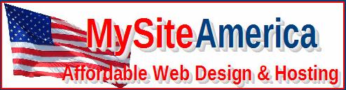 MySiteAmerica - Affordable Web Design & Hosting Banner