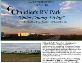 CChandler's RV Park - Kenedy, TX